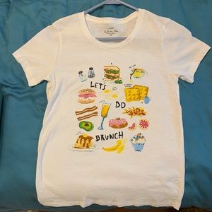 J. Crew “Let’s Do Brunch” Collector Tee, XS